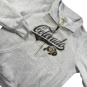 Rivalry Threads‎ Gray Half-Zip Pullover Sweatshirt Colorado Buffaloes Sz XL